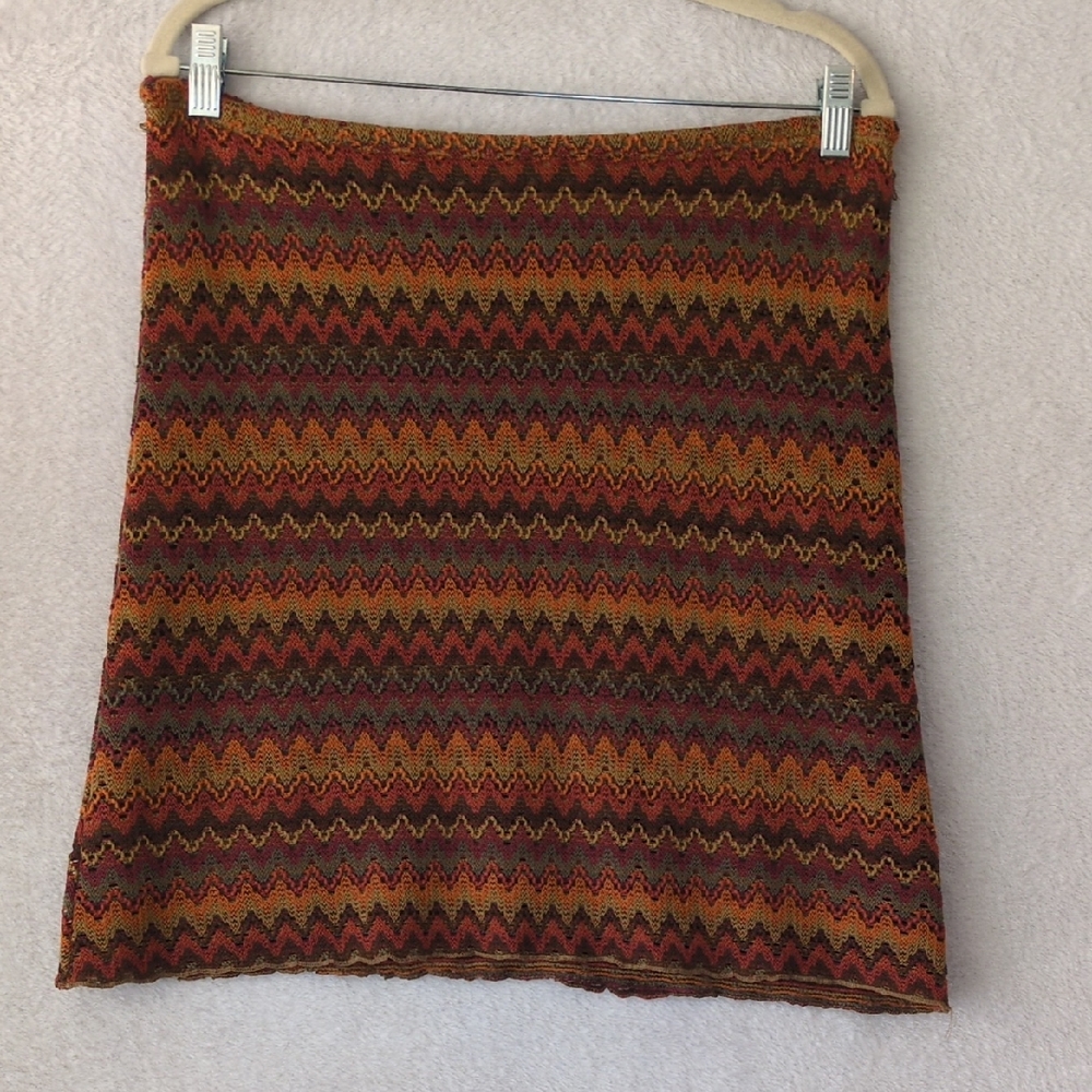 Xhilaration Junior's Brown Boho Hippie Y2K Mini Skirt Size M‎